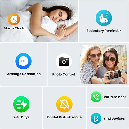 Mingtawn Women's Smart Bracelet with 2 Bands, Health Fitness Tracker, 24/7 Heart Rate/Blood Oxygen/HRV/Sleep Monitor, Fashion Emerald Wristband with Message/Call Reminder Free Subscription (Silver)