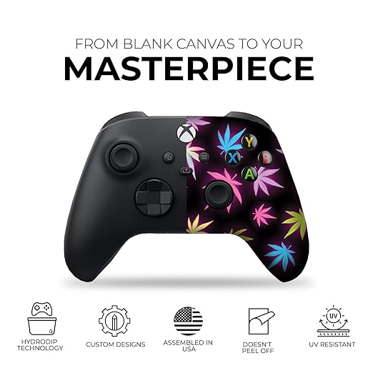 DreamController Original X-box Modded Controller Special Edition Customized Compatible with X-box One S/X-box Series X/S & Windows 10 Made with Advanced HydroDip Print Technology (Not Just a Skin)