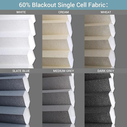 SmartWings Cellular Fabric Samples, Blackout & Light Filtering Fabric, Used in Nowa Cellular Shades, Multi-Color