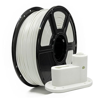 FLASHFORGE ASA Filament 1.75mm White, 3D Printer Filament 1kg (2.2lbs) Spool, Dimensional Accuracy +/- 0.02mm, Durable, High UV-Resistant, Perfect for Printing Outdoor Functional Parts