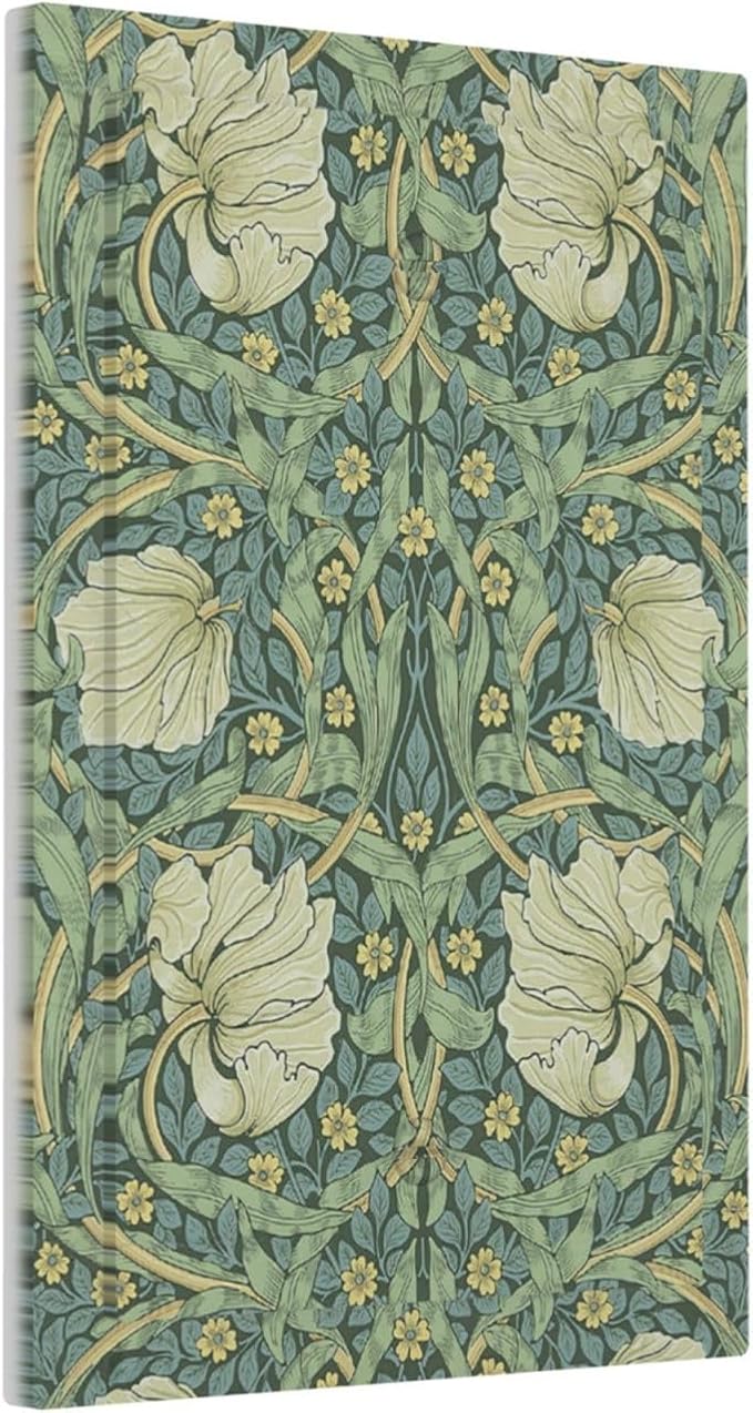 Light Switch Cover Plate Vintage Floral Plant Sage Green William Morris 1 Gang No Device Blank Electrical Wall Plates Faceplate Decorative Switch Plate for Bedroom Home Decor