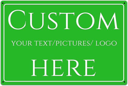 Custom Sign,make your own sign custom，front door sign, be right back,Customize for Office, Business, Workplace, office, Home, Delivery Signs,Double-sided(18 * 14 Inch)