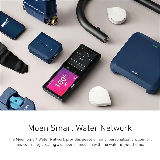 Flo by Moen 3/4-Inch Smart Water Shutoff with Smart Water Detector, 1-Pack