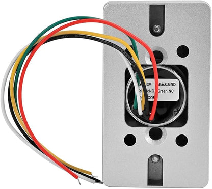 Infrared Sensor Exit Button with Back Box IR Touchless Door Release 304 Stainless Steel IP67 Waterproof with LED Indicator for Access Control Systems