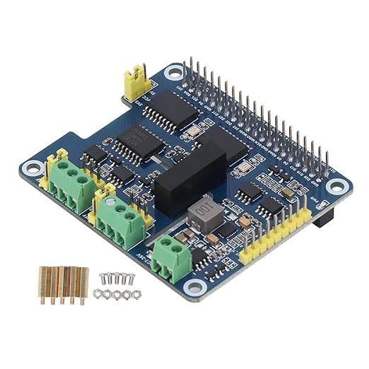 Generic CAN Bus Expansion Board, Dual Chip Stackable 2-Channel CAN Interface Communication 2 Channel Isolated Expansion Module Board for Pi WH 2B 3B 3B+
