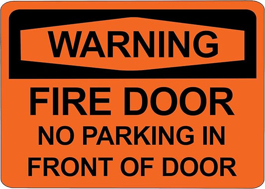 Notice Keep Door Closed Unless Loading or Unloading Sign - ADA Compliant Digitally Printed Text Wall Signs – Loading Docks Delivery Zone Safety Security Sign - Vinyl – 5” x 7”