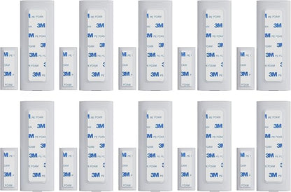 Contact Sensor Adhesive - Compatible with EUFY Sensor | Mounting Tape Replacement Pads | Works with Door, Window, Wall Alarm Sensors | Easy Mount, Peel and Stick (10 Pack - Small and Large)