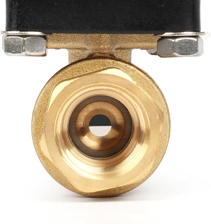 U.S. Solid 1/2" Smart Motorized Ball Valve - Brass Remote App Mobile-control Electrical Ball Valve with Manual Switch, Plug Connection