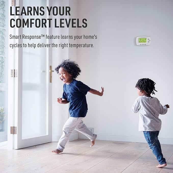 Honeywell Home RTH6580WF Wi-Fi 7-Day Programmable Thermostat, White (Pack of 2)