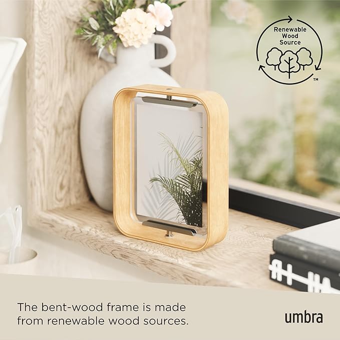 Umbra Bellwood Desk Frame 5" x 7", Natural