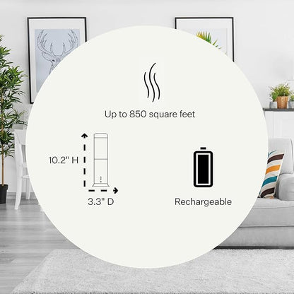 Apotheke Scent Tower Aromatherapy Diffuser for Home - Essential Oil Diffuser with Long-Lasting Fragrance for Office, Hotel & Large Rooms - Modern Aroma Diffuser for Clean, Fresh & Natural Fragrance