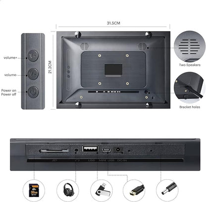 KODAK WiFi Digital Picture Frame, 11.6 Inch 1920 * 1080 IPS FHD Touchscreen Digital Photo Frame with 32GB Storage, Easy Setup to Share Photos or Videos, The Best for Family and Friends(Black)