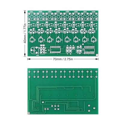 SMD Soldering Practice Kit DIY Adjustable Flash LED White Flash LED Plug-in Circuit Kit SMT Electronics Projects Learn How to Solder(03BD05)