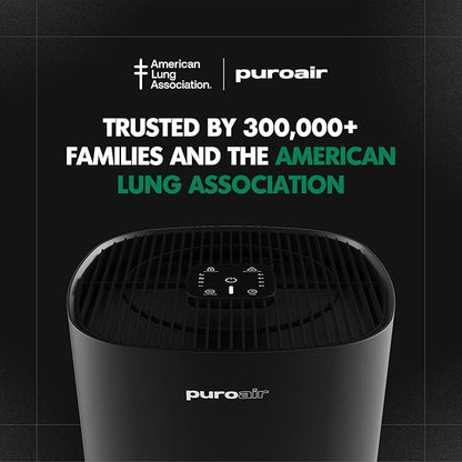 PuroAir 240 HEPA Air Purifiers for Home Large Rooms - Covers Up To 1,000 Sq Ft - Filters Up To 99.9% of Pollutants, Smoke, Pollen, Dust - Quiet HEPA Air Filter - Air Purifiers for Bedroom (2 Pack)
