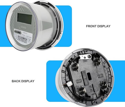 RV Digital Electric Meter,240V 2 Wire KWH Meter,Watt Meter, Used for RV and Home Meter