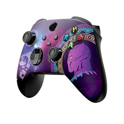 DreamController Blackk Panther Custom X-box Controller Wireless compatible with X-box One/X-box Series X/S Proudly Customized in USA with Permanent HYDRO-DIP Printing(NOT JUST A SKIN) (MODDED)
