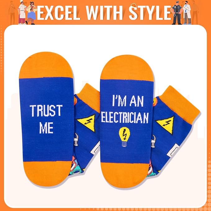 HAPPYPOP Gifts for Mechanic Personal Trainer - Photography Bus Driver Engineer Socks