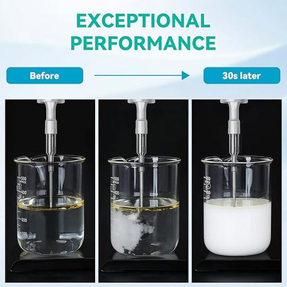 U.S. Solid 1200 W Ultrasonic Homogenizer - 20 mm Probe, 50-2000 ml Sample Capacity, Laboratory Sonicator Processor, Research Cell Disruptor & Industrial Mixer