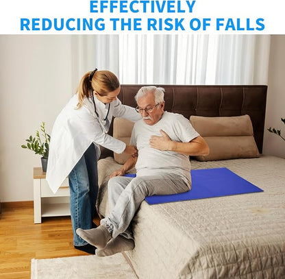 Briidea Wi-Fi Bed Alarm & Fall Prevention System for Elderly, Wireless 20''×28'' Bed Pad with Instant App Alerts, 300ft Coverage, Ideal for Home Care