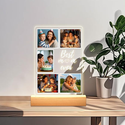 Custom Picture Frames - Customizable Decorative Sign with Photo & Song Option - Ideal Gift for Couples, Mothers Day, Boyfriend & Girlfriend (Music)