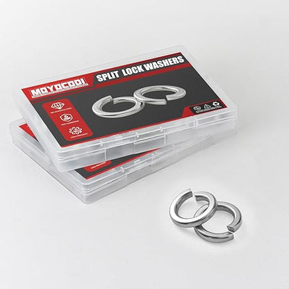 #10 (100 Pack) Split Lock Washer, (18-8) 304 Stainless Steel Spring Lock Washer