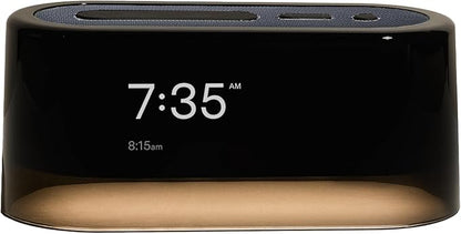 Loftie Alarm Clock with Sound Machine –Smart Alarm Clock w/Light, White Noise, Bluetooth Speaker, Night Light Sound Machine,100+ Sounds, Blackout Mode, No WiFi Mode, Optional Subscription-Midnight