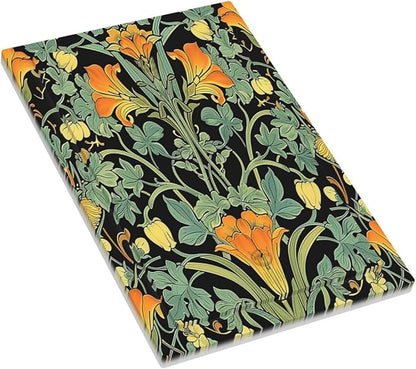 Light Switch Cover Plate William Morris Vintage Floral Green Yellow 1 Gang No Device Blank Electrical Wall Plates Faceplate Decorative Switch Plate for Bedroom Home Decor
