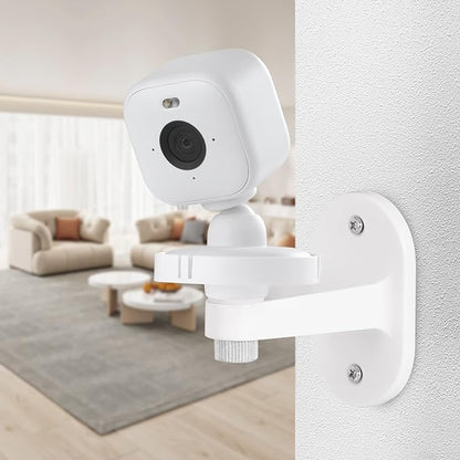 2Pack Adhesive Wall Mount Compatible with Blink Mini and Blink Mini 2, Two Easy Installation, No Drill Mounting Bracket by ALERTCAM, White