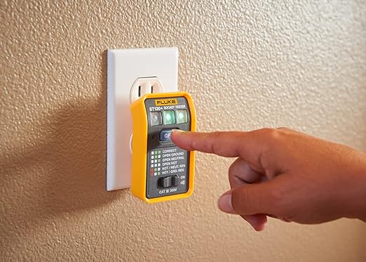 Fluke ST120+ GFCI Socket Tester with Audible Beeper