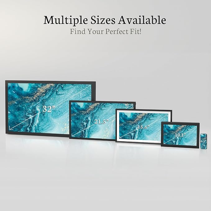 BSIMB 15.6 Inch Digital Picture Frame, 64GB 1920x1080 FHD Large Digital Photo Frame WiFi Photo Frame Electronic Touchscreen, Share Pictures/Videos via App/USB/SD Easy Setup Auto-Rotate, Gift for Mom