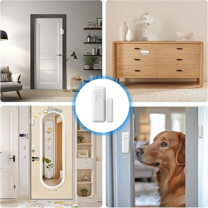 PGST Alarm Security System, Alarm System for Home Security, 13-Piece Kit,WiFi Phone Alert, Alarm Siren, Door/Window Sensors, Remotes, Compatible with Alexa, No Monthly Fee