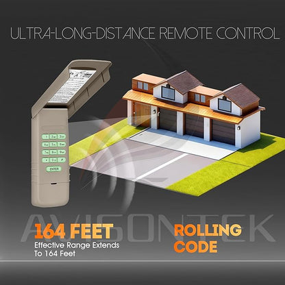 LiftMaster Chamberlain Craftsman Universal Wireless Garage Door Keypad, 878MAX 877LM, Security+2.0 MyQ【3-Year-Warranty】