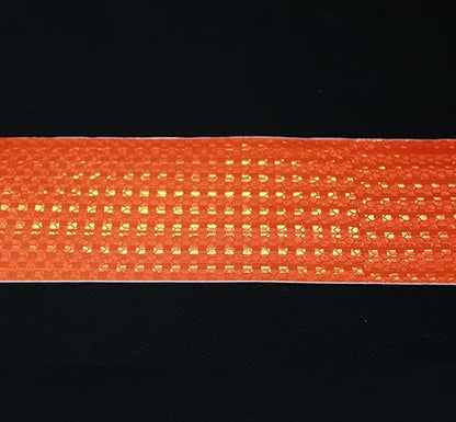Orange Reflective Tape Outdoor Waterproof 3 inch Wide, High Visibility Industrial Marking Tape, Safety Adhesive Stickers (68 feet,3 Rolls)
