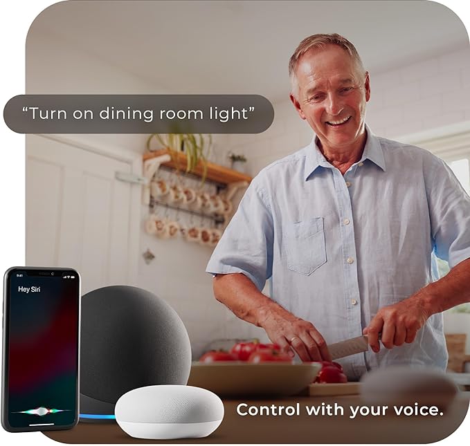GLOBE Electric 34207 Wi-Fi Smart 10 Watt (60W Equivalent) Multicolor Changing RGB Tunable White Frosted LED Light Bulb 2-Pack, No Hub Required, Voice Activated, 2000K - 5000K, A19 Shape, E26 Base
