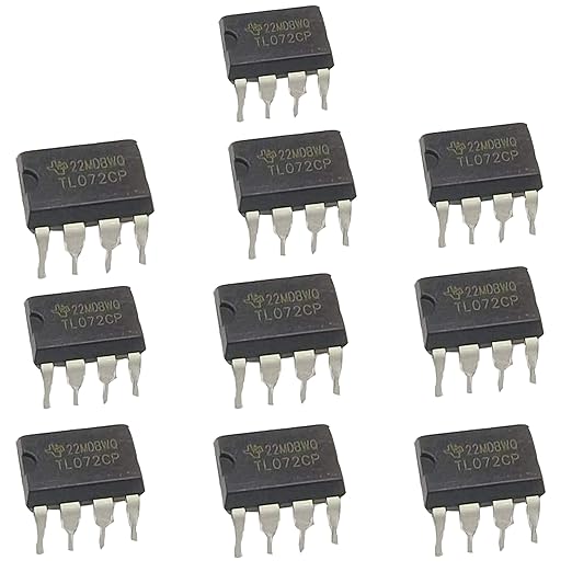 TL072 Dual Op Amp Operational Amplifiers IC Chip - DIP-8 - Low Noise