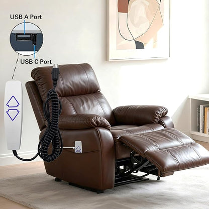 2 Button 5 Pin Remote Hand Control with USB A C Ports and Backlight for Lift Chair Electric Sofa Power Recliner Parts Replacement Controller Handset