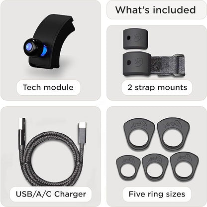 ArcX Bluetooth Smart Ring Remote Control - Waterproof, Super Light, Multi-Function Wearable Technology for The Ultimate Hands Free Control of Any Device