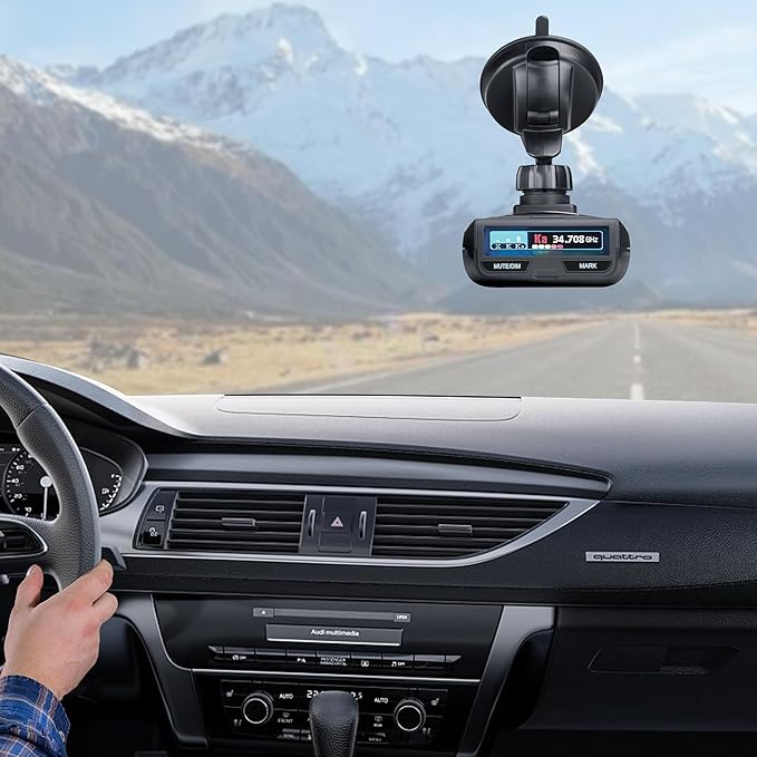 Sticky Adhesive Pad for Radar Detector Mount,Round Clear Double-Sided Tapes(2.2 inches and 2.6 inches) with Center Hole Design,for Radar Detector Mount,Dash Cam Suction Cup,GPS Sucker Holder etc