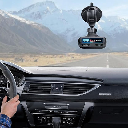 Sticky Adhesive Pad for Radar Detector Mount,Round Clear Double-Sided Tapes(2.2 inches and 2.6 inches) with Center Hole Design,for Radar Detector Mount,Dash Cam Suction Cup,GPS Sucker Holder etc
