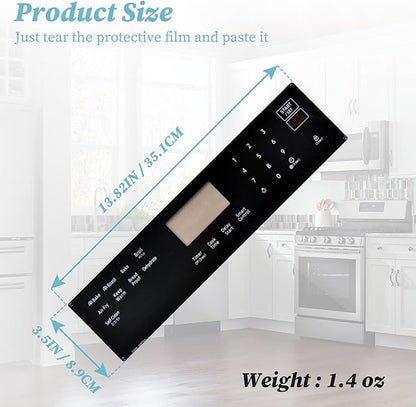 DG96-00850A Switch Membrane Replacement Model, Touchpad Overlay, Compatible with Samsung Stove Oven, Replaces NX60A6711ST/AA-00,NX60A6711SS/AA-01,NX60A6711SS/AA-00, NX60A6711SS/AA-02