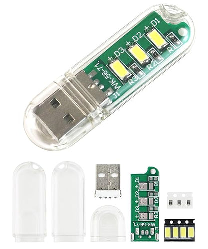 Soldering Practice Kit DIY USB LED Night Lamp SMD Electronics Projects Learn How to Solder(03USB03)