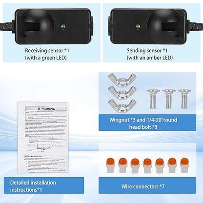 41A5034 Garage Door Sensor Replacement for Chamberlain Liftmaster Craftsman Garage Door Sensors, Compatible with Liftmaster Chamberlain Craftsman Garage Door Openers Made After 1997, Replace G801CB-P