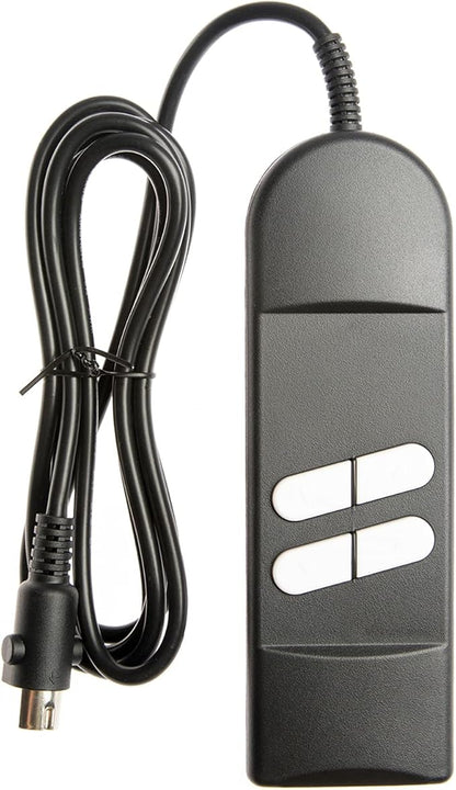 ICYANG Lift Chair Remote Replacement 5 Pin Power Lift Chair Recliner Hand Control, Catnapper Recliner Parts UP/Down 4 Button Roll line 180 Degree Electric Sofa Remote for Okin Power Recliners