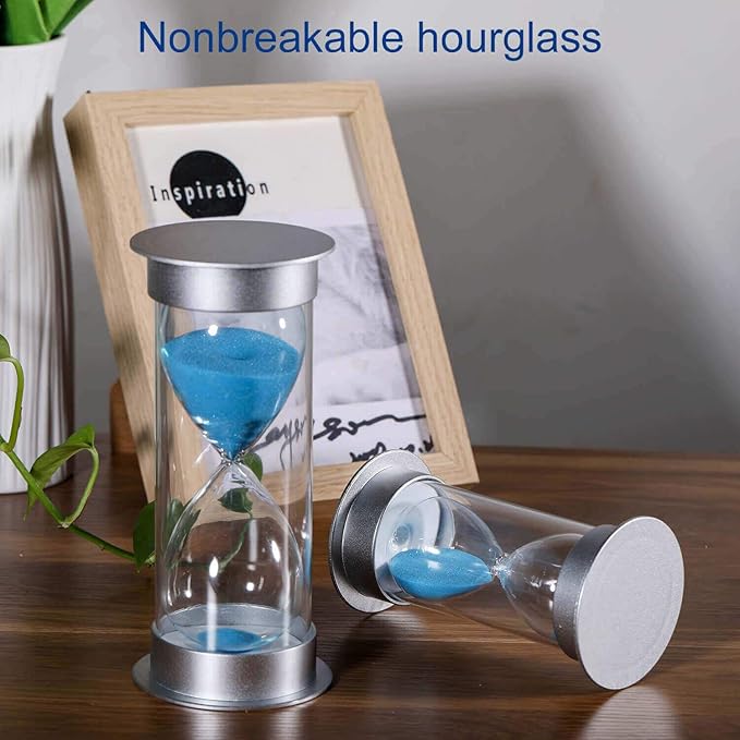 SuLiao 5 Minute Sand Timer, Plastic Hourglass Sand Clock Timers,Small Hour Glass Watch 5 Min, Colorful Sandglass Timer for Kids, Games, Classroom, Kitchen, Decor
