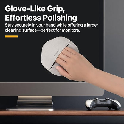 MAGEASY Microfiber Cleaning Cloth for Electronics, iPhone iPad MacBook, Car Screen Cleaner, Keyboards, Eye Glasses, Camera Lens Wipes - No Lint & Streak Free Thick Polishing Cloth Reusable