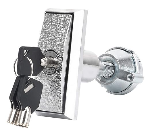 KIKEEP Universal Replacement T-Handle Vending Machine Lock with Keys (Short)