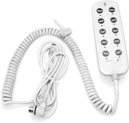 Okin Dewert 81745 Handset Remote Hand Control Replacement for Electric Adjustable Bed Hospital Nursing Beds with 13 pin Connection IPROXX2/SM+