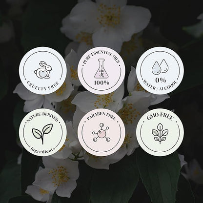 Jasmine Delight Essential Oils for Diffusers for Home, Nature-derived Jasmine Essential Oil, Long-Lasting & Family-Friendly Diffuser Oils Scents, IFRA Certified, Cold Air & Ultrasonic – 4oz