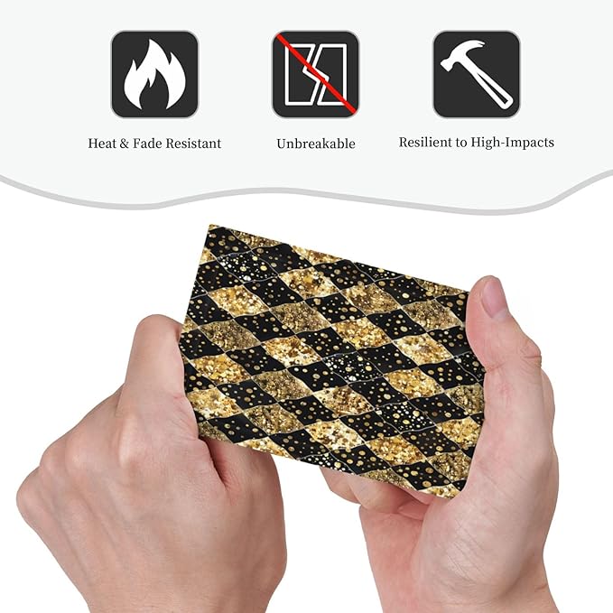 Gold Black Marble Geometric Plaid Glitter Light Switch Cover Plate 1 Gang No Device Blank Decorative Switch Plate Electrical Wall Plates Faceplate for Bedroom Bathroom Decor