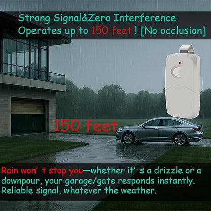 2 for 10 Dip Switch Multicode Gate Door Opener Remote,Replacement for Multi-Code Garage Door Opener Remote Transmitter 3089 MCS308911 3060 MCS306010,3070 MCS307010,300MHz